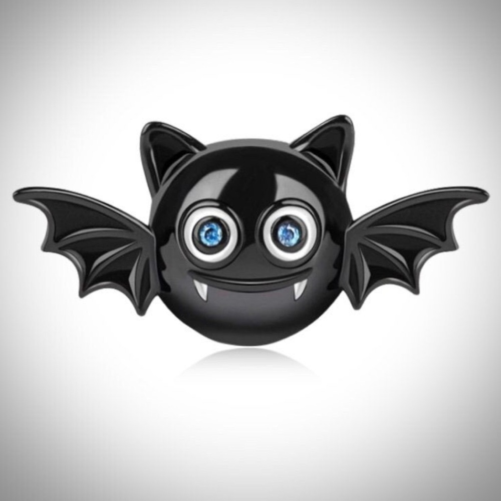 🛑Sold Out🛑Cute Black Bat with Fangs and Blue eyes